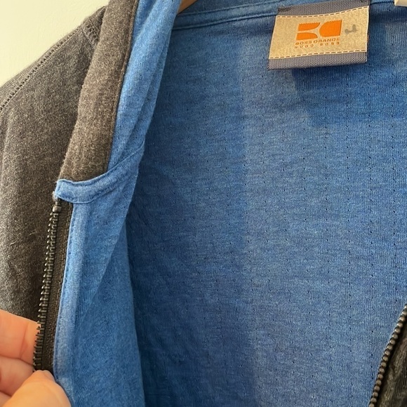 Boss Orange zip-up sweatshirt 100% cotton - Picture 8 of 10